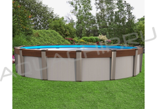 Бассейн круглый Atlantic pool Contempra (5.5 х 1.35) комплект