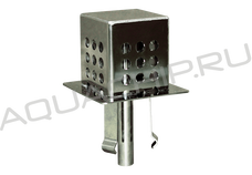 Шумогаситель RunvilPools для системы перелива D=63 мм, нерж. сталь AISI-304