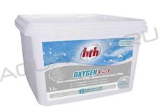 Активный кислород многофункциональный HTH OXYGEN 3 в 1, таблетки (200 г), коробка 3,2 кг
