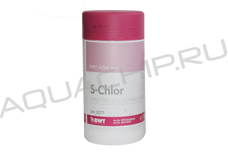 BWT AQA marin S-Chlor, быстрорастворимый хлор, таблетки (20 г), банка 1 кг
