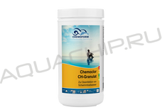 Chemoform Кемохлор-СН, быстрорастворимый хлор 70%, гранулы, банка 1 кг