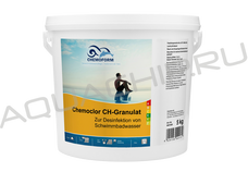 Chemoform Кемохлор-СН, быстрорастворимый хлор 70%, гранулы, ведро 5 кг