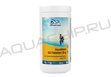 Chemoform Аквабланк O2, активный кислород (перекись водорода), таблетки (20 г), банка 1 кг