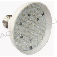 Лампа цветная Emaux LEDS-100PN 72 LED, RGB, 1 Вт, E27, без пульта ДУ, 3 цвета и 8 комбинаций