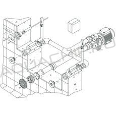 Гидромассажная установка Fitstar (Hugo Lahme) Standart-2 (стеновой), двухфорсуночный, 0,5 кВт, 220 В, пневмокнопка, (без монтажного комплекта)
