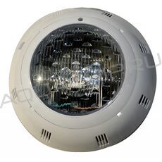 Прожектор накладной галоген Pool King PAPL-P100V, 100 Вт, 12 В, ABS-пластик белый, универсальный