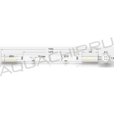 Лампа УФ амальгамная UVL 320 Вт для Xenozone J-19310 (для установок UVD 10)