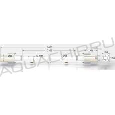 Лампа УФ амальгамная UVL 710 Вт для УДВ (НПО ЛИТ) ДБ 800-2