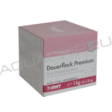 BWT AQA marin Dauerflock Premium флокулянт в картриджах (8х125 г), коробка 1 кг