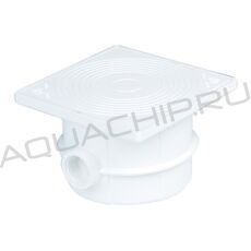 Распределительная коробка (распаечный короб) AstralPool, круглый корпус, квадратная лицевая панель, белый ABS