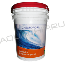 Chemoform Кемохлор-СН, быстрорастворимый хлор 70%, гранулы, ведро 45 кг