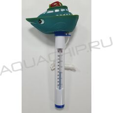 Термометр QP, Кораблик с зубами (игрушка)