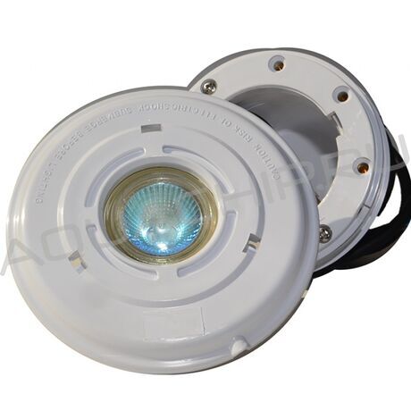 Прожектор-мини белый Pool King галоген, 50 Вт, 12 В, D=163, ABS-пластик, MR16, плитка
