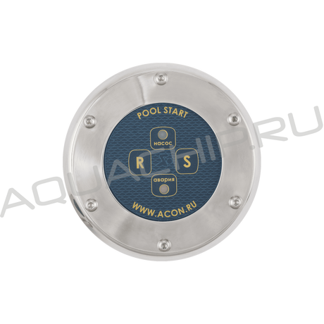 Пульт (блок) управления аттракционом Acon AQUASTART SOFT AIR для 1 пневмокнопки (без кнопки)