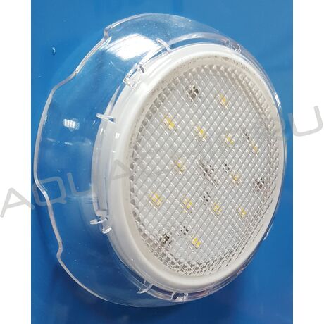 Прожектор-мини белый SeaMAID 12 LED в 1 1/2" закладную, 5,2 Вт, 540 лм, 7000 К, пластик