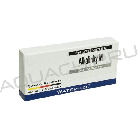 Таблетки для фотометра Water-I.D. Alkalinity-M, щелочность, 50 шт.