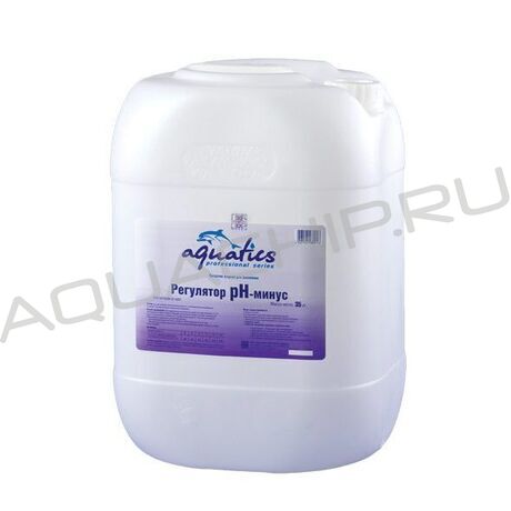 Aquatics жидкий рН минус, канистра 30 л (35 кг)