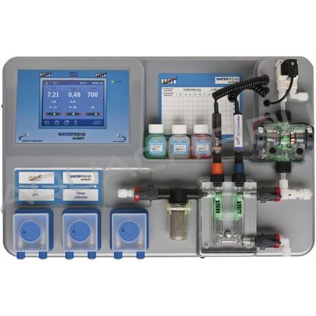 Автоматическая станция дозации OSF Waterfriend exclusiv MRD-3 (pH, Cl, Redox), с 3 дозирующими насосами, штангами и клапаном впрыска