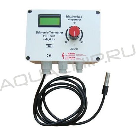 Блок управления нагревом воды (терморегулятор электронный) OSF PTR-045-digital, кабель 1,5 м