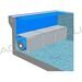 Автоматическое подводное жалюзийное покрытие Аквасектор / PoolStyle - на дне
