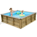Бассейн квадратный детский Procopi (BWT) PISTOCHE (2,00 х 2,00 х 0,60) с фильтром и защитным покрытием